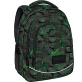 MOCHILA TRIPLE ESCOLAR BACK UP GAMER VERDE NEON | DERFORM